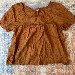 Light brown casual blouse✨